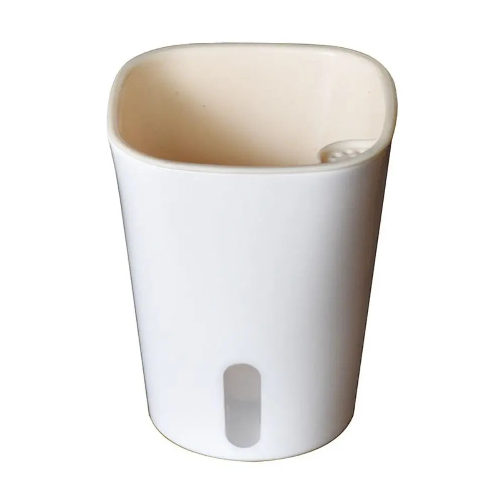 Self Watering Flower Plants Pot Plastic Simple Gardening Flower Pots Automatic Living Room Decor Bamboo Planters Desktop